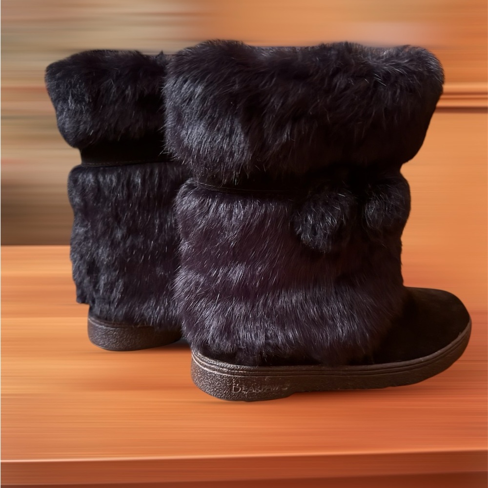 BearPaw Black Winter Boots